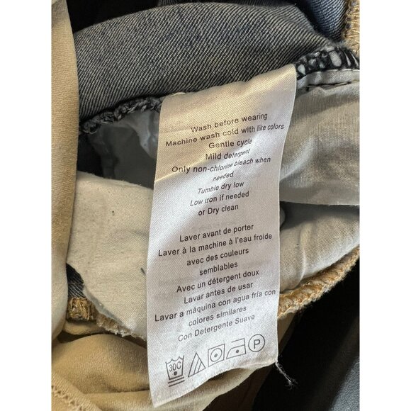 Indigo Blue Womens Maternity Jeans~Sz Small~Blue Distressed Secret Belly L14 38 - Picture 9 of 9